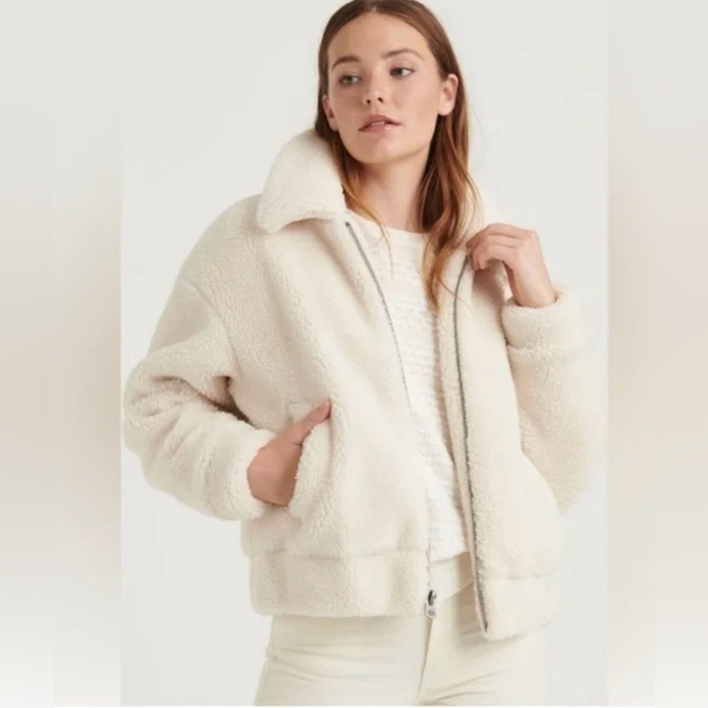 Cropped Lucky Brand Sherpa Jacket